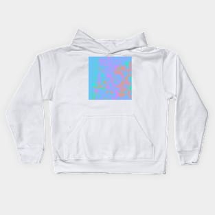 Faded rainbow abstract Kids Hoodie